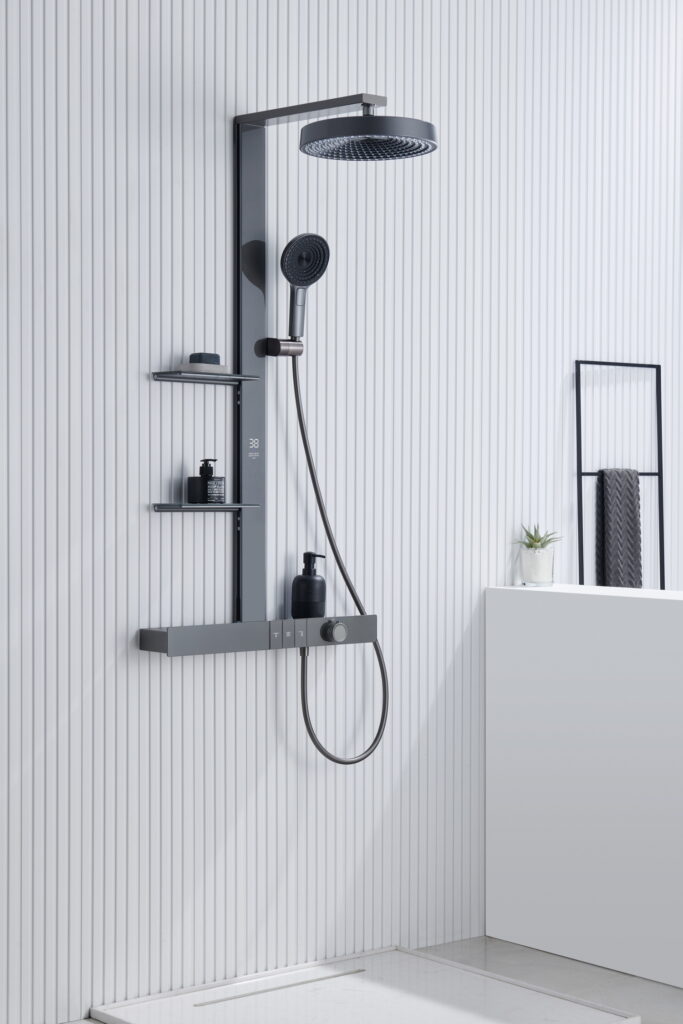 Душевая стойка Black&White GH-9005GM