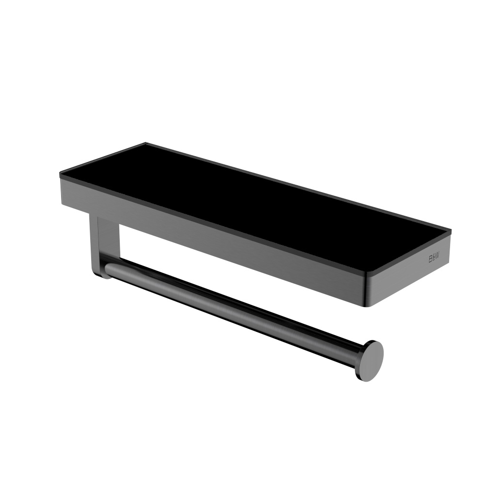 Полка и держатель для полотенца Black & White GA-9603GM
